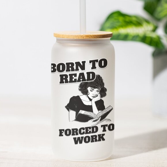 Born To Read Bookish Coffee Cup, Funny Reader Gift, Book Addict Mug, Spicy Books - Picture 1 of 6